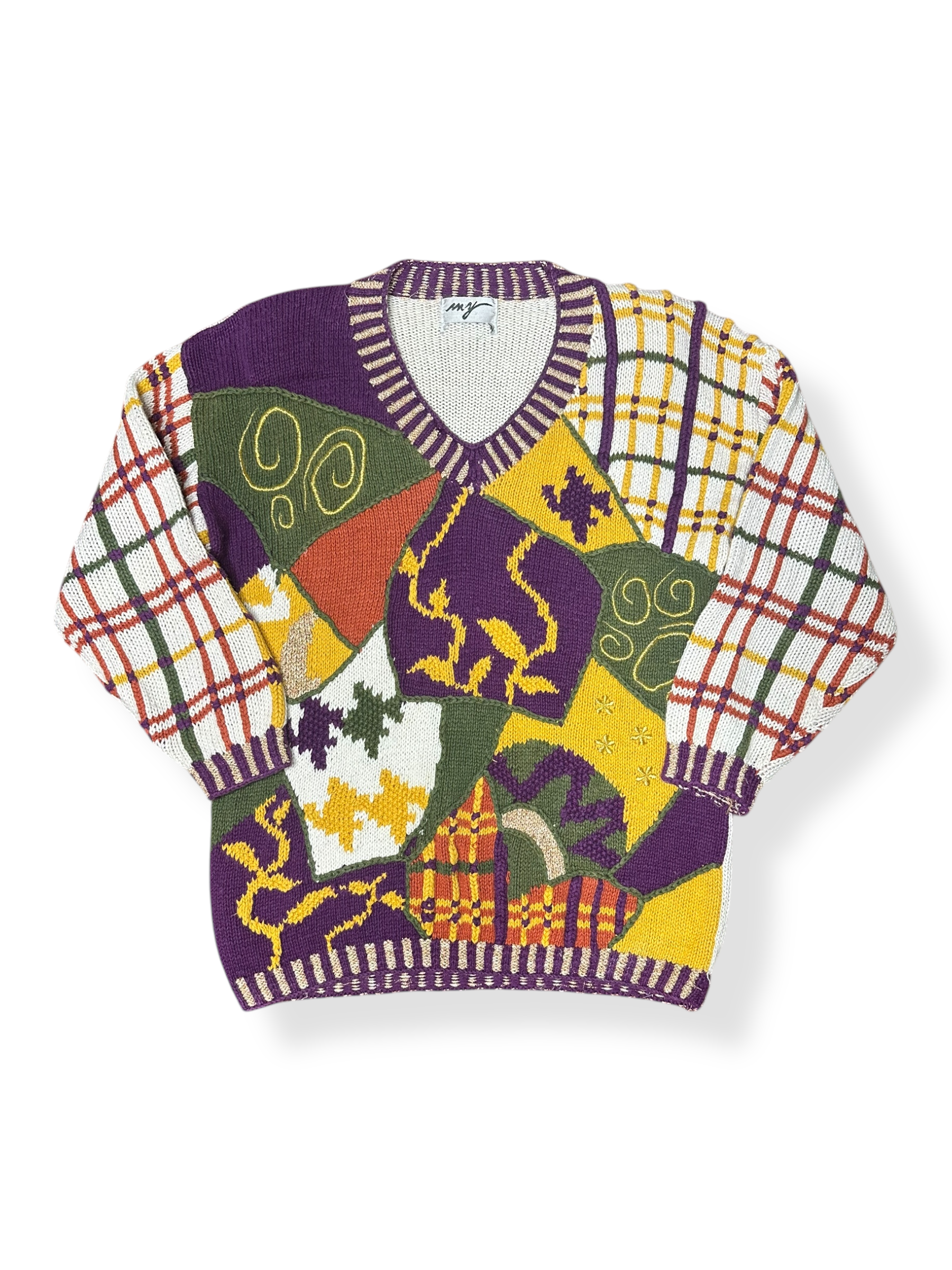 トップス Vintage 90s Anime Art s/s Knit SENSELESS 20 Anime Knit Sweater – Slick Street