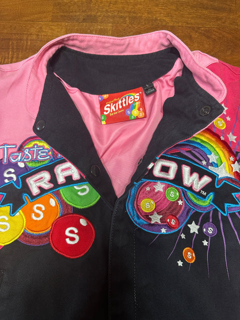 Jeff Hamilton '07 Pink Skittles Racing Jacket (youth L)