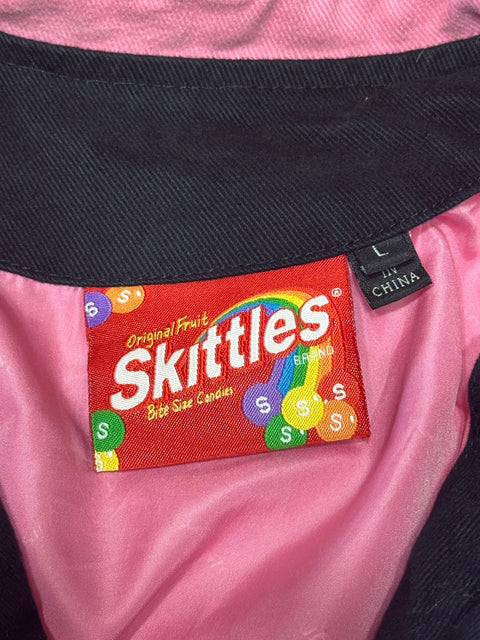 Jeff Hamilton '07 Pink Skittles Racing Jacket (youth L)
