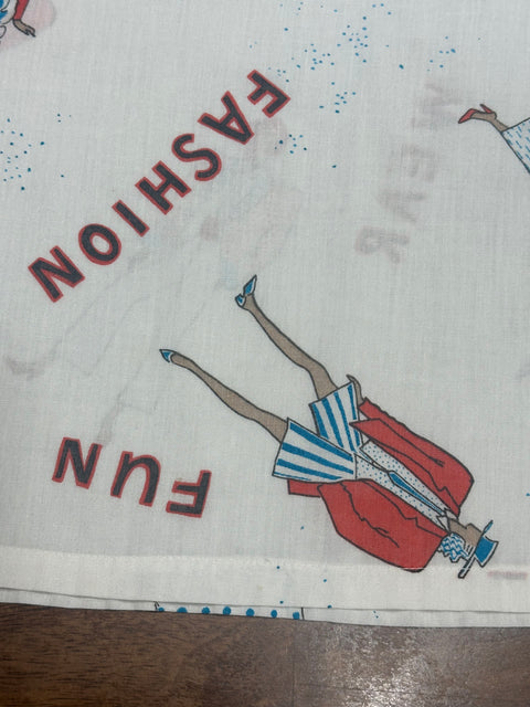 Vintage 80s Novelty 'Fashion' Graphic Print Tank (S)