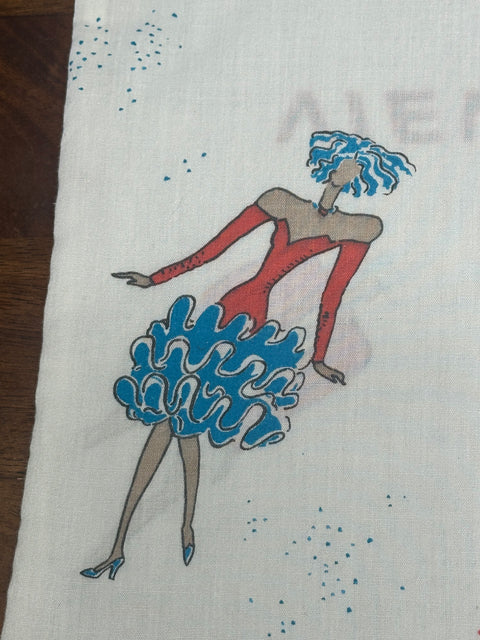 Vintage 80s Novelty 'Fashion' Graphic Print Tank (S)