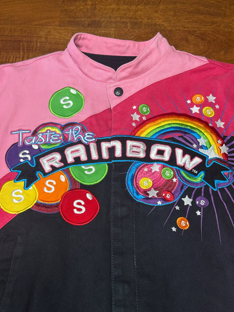 Jeff Hamilton '07 Pink Skittles Racing Jacket (youth L)
