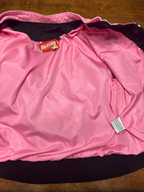 Jeff Hamilton '07 Pink Skittles Racing Jacket (youth L)