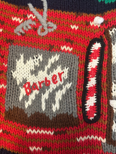 Vintage 90s Eagle's Eye 'Town Center' Knit Cardigan (M/L)