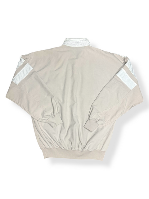 Vintage 90s Tan Cable Knit Pullover Dad Shirt (L/XL)