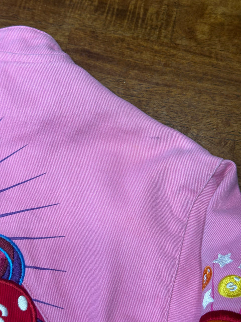 Jeff Hamilton '07 Pink Skittles Racing Jacket (youth L)