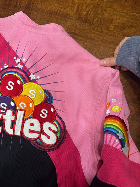 Jeff Hamilton '07 Pink Skittles Racing Jacket (youth L)