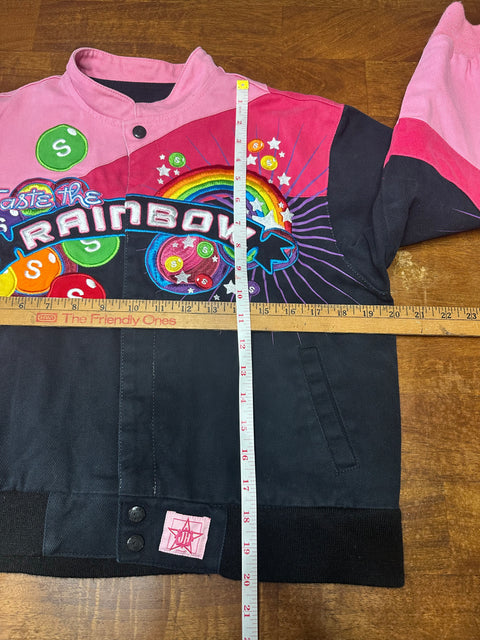 Jeff Hamilton '07 Pink Skittles Racing Jacket (youth L)