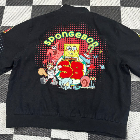Jeff Hamilton Spongebob Squarepants Racing Jacket (kids 2XL; adult ~S/M)