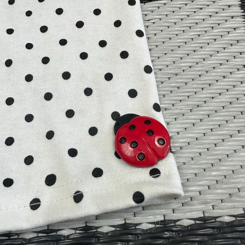 Deadstock Vintage Tickle Me! Embellished Ladybug Set🐞 ('4T/L')