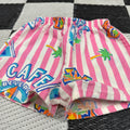 Vintage Buster Brown "Cafe Beverly" Beach Shorts (Kids "S/5")