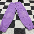 Vintage 80s/90s Bugle Boys Faded Purple Cargo Pants (Kids 8)