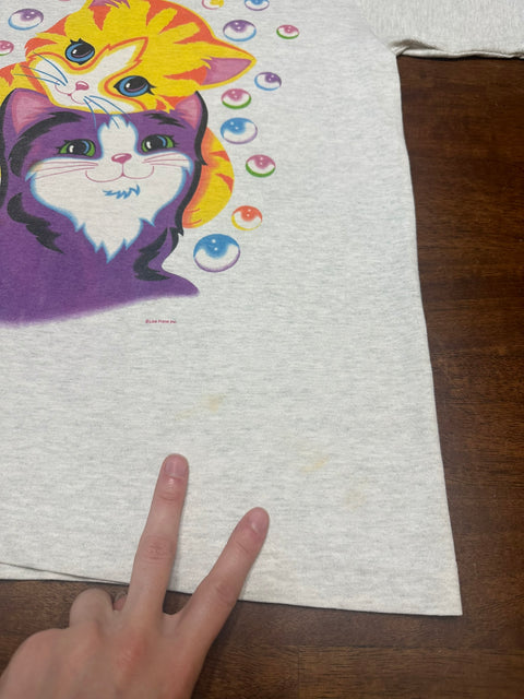 Rare Vintage 90s Lisa Frank Cats T-Shirt (S)