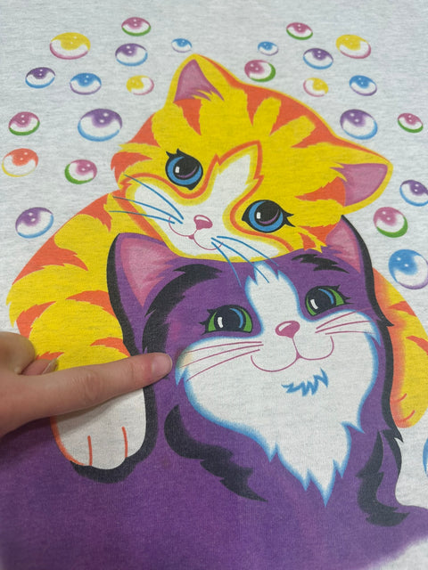 Rare Vintage 90s Lisa Frank Cats T-Shirt (S)