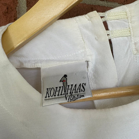 Vtg 80s Kohlhaas Collection Pianist Art Blouse🎹 (~M+)