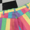 Vintage Pastel Striped Shorts (11/12; ~29" waist)