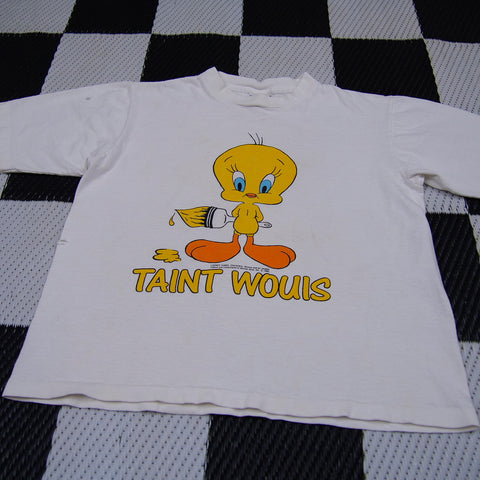 Vintage '92 Tweety "Taint Wouis" Tee (Kids M; 10-12)