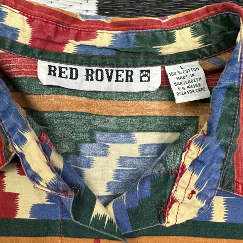 Vintage Red Rover Western Button-Up (M; ~'L')