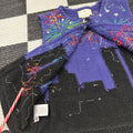 Vintage New Year '2000' Novelty Fireworks/Sequin Sweater Vest (~XS/S)