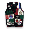 Vintage Holiday Time Novelty Christmas Sweater Vest (M)