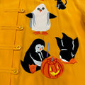 Vintage I.B. Diffusion 100% Silk Halloween Penguins Button-Up🐧 (L)
