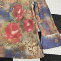 Vintage Sheer Floral Fairycore Meshy/Sheer Blouse ("L"; ~M/L)