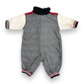 Vintage Small Steps Red Colorblock Onesie (3-6 Months)