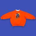 Vintage 90s Embroidered Haunted House Halloween Crewneck (XL/2X)