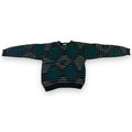 Vintage Neutral "Coogi-Style" Textured Sweater (L)