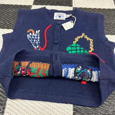 Vintage Deadstock 'Home Accents' Knit Sweater Vest (4T)