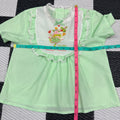 Vintage 80s Strawberry Shortcake Lime Chiffon & Parfait Parrot Shirt (~5/6)