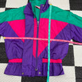 Vintage 90s Kids Colorblock Windbreaker Jacket (Kids "S" 7/8+)