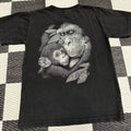 Vintage Chimpanzee Front/Black & White Back Graphic Tee (Kids ~7/8)