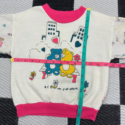Vintage 'Teddy Bears in the City' Puffy Graphic Crewneck (4T)