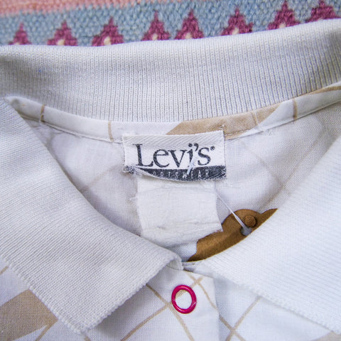 Vintage 80's Levi's Sportswear Funky Fish Shirt (S/M)