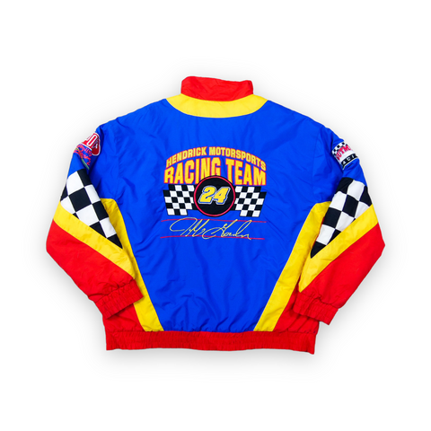 Vintage 90's Jeff Gordon Nutmeg Nascar Racing Puffer Jacket (2X)