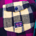 Vintage Kikomo Plaid Colorblock Flannel (M/L)