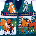 Vintage Horse Knit Sweater Vest (L)
